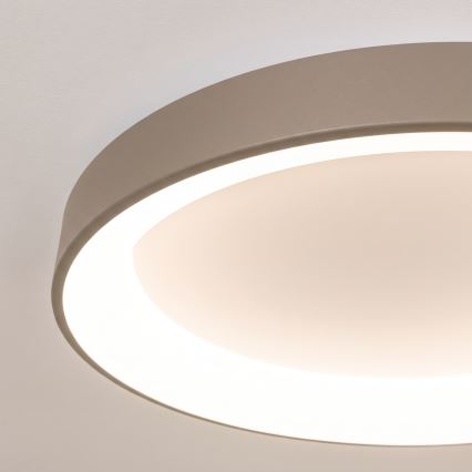 BRILAGI - димируемо LED таванно осветително тяло FALCON II LED/99W/230V 3000-6500K Ø 60 см бял/бежов + дистанционно управление
