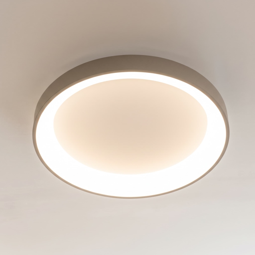 BRILAGI - димируемо LED таванно осветително тяло FALCON II LED/99W/230V 3000-6500K Ø 60 см бял/бежов + дистанционно управление