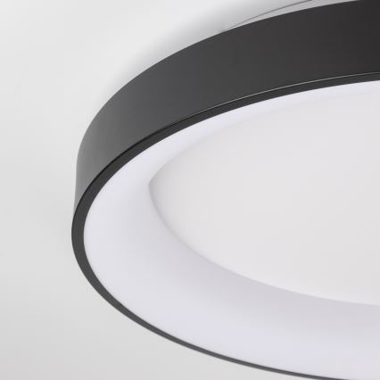 Brilagi - LED димируемо таванно осветително тяло FALCON II LED/99W/230V 3000-6500K Ø 60 см черно + дистанционно управление