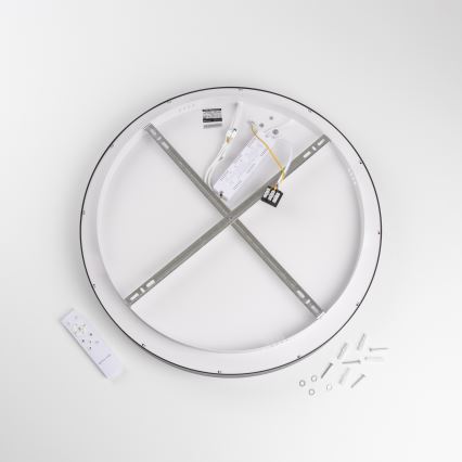 Brilagi - LED димируемо таванно осветително тяло FALCON II LED/99W/230V 3000-6500K Ø 60 см черно + дистанционно управление