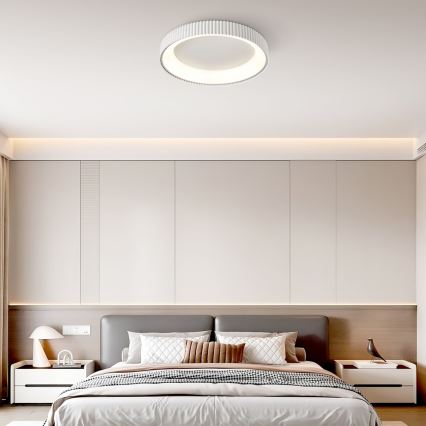 BRILAGI - LED таванно осветително тяло с възможност за димиране FALCON MODERN LED/54W/230V 3000-6000K Ø 60 см бяло + дистанционно управление