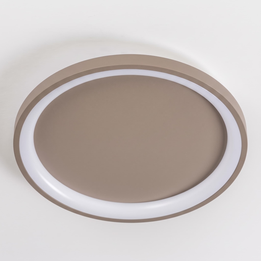 BRILAGI - LED Димируема таванна лампа FALCON SLIM LED/42W/230V 3000-6500K pr. 50 cm бежова + дистанционно управление