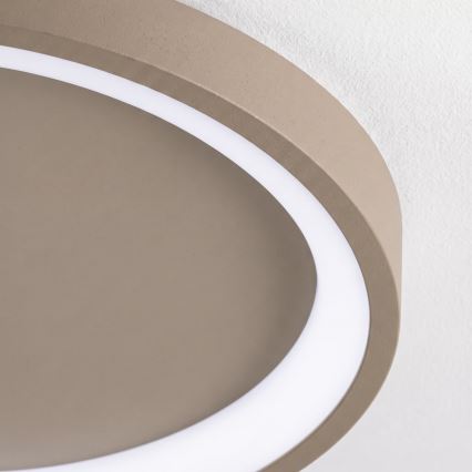 BRILAGI - LED Димируема таванна лампа FALCON SLIM LED/42W/230V 3000-6500K pr. 50 cm бежова + дистанционно управление