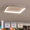 BRILAGI - LED Димируемо таванно осветително тяло FALCON SLIM LED/50W/230V 3000-6500K 50x50 cm бяло/бежово + дистанционно управление