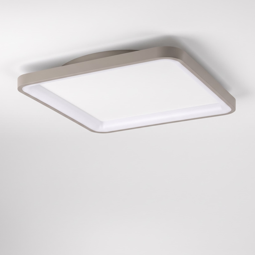 BRILAGI - LED Димируемо таванно осветително тяло FALCON SLIM LED/50W/230V 3000-6500K 50x50 cm бяло/бежово + дистанционно управление
