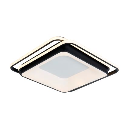Brilagi - Димируемо LED таванно осветително тяло FLARE LED/102W/230V 3000-6000K 50x50 cm черно + дистанционно управление