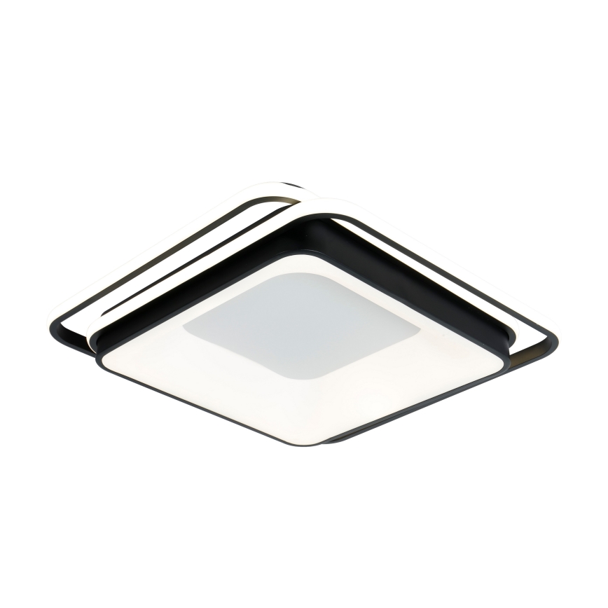 Brilagi - Димируемо LED таванно осветително тяло FLARE LED/102W/230V 3000-6000K 50x50 cm черно + дистанционно управление