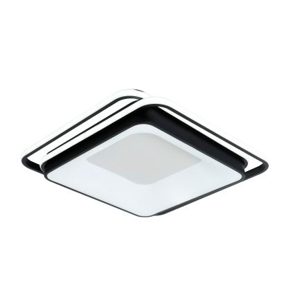 Brilagi - Димируемо LED таванно осветително тяло FLARE LED/102W/230V 3000-6000K 50x50 cm черно + дистанционно управление