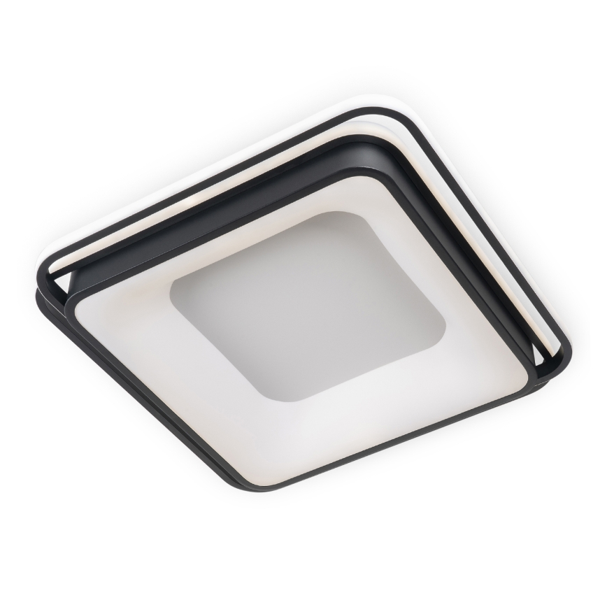 BRILAGI - Димируемо LED таванно осветително тяло FLARE LED/102W/230V 3000-6000K 50x50 cm черно + дистанционно управление