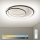 Brilagi - LED димируемо таванно осветително тяло FLARE LED/38W/230V 3000-6000K Ø 48 cm черно/бяло + дистанционно управление
