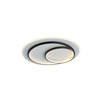 Brilagi - Димируемо LED таванно осветително тяло FLARE LED/70W/230V 3000-6000K Ø 50 cm бяло/черно + дистанционно управление
