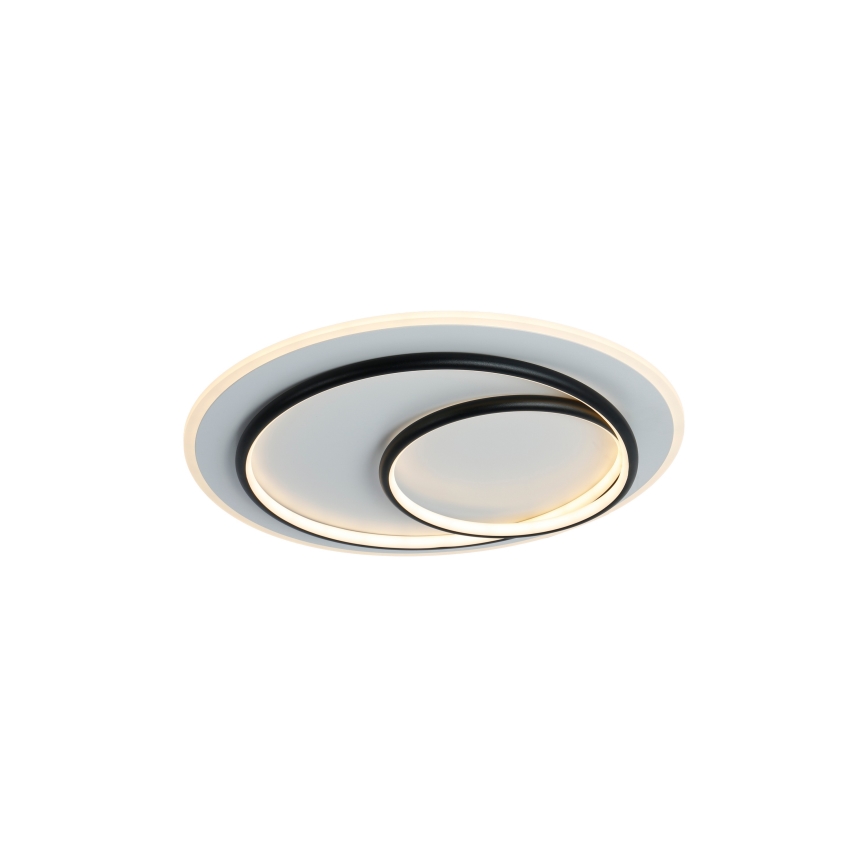 Brilagi - Димируемо LED таванно осветително тяло FLARE LED/70W/230V 3000-6000K Ø 50 cm бяло/черно + дистанционно управление
