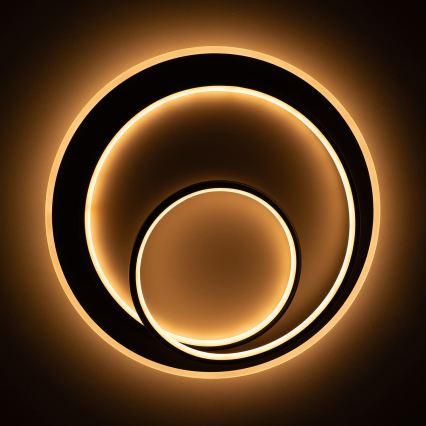 BRILAGI - Димируемо LED таванно осветително тяло FLARE LED/70W/230V 3000-6000K Ø 50 cm бяло/черно + дистанционно управление