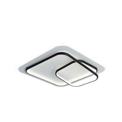 Brilagi - Димируемо LED таванно осветително тяло FLARE LED/81W/230V 3000-6000K 50x50 см бяло/черно + дистанционно управление