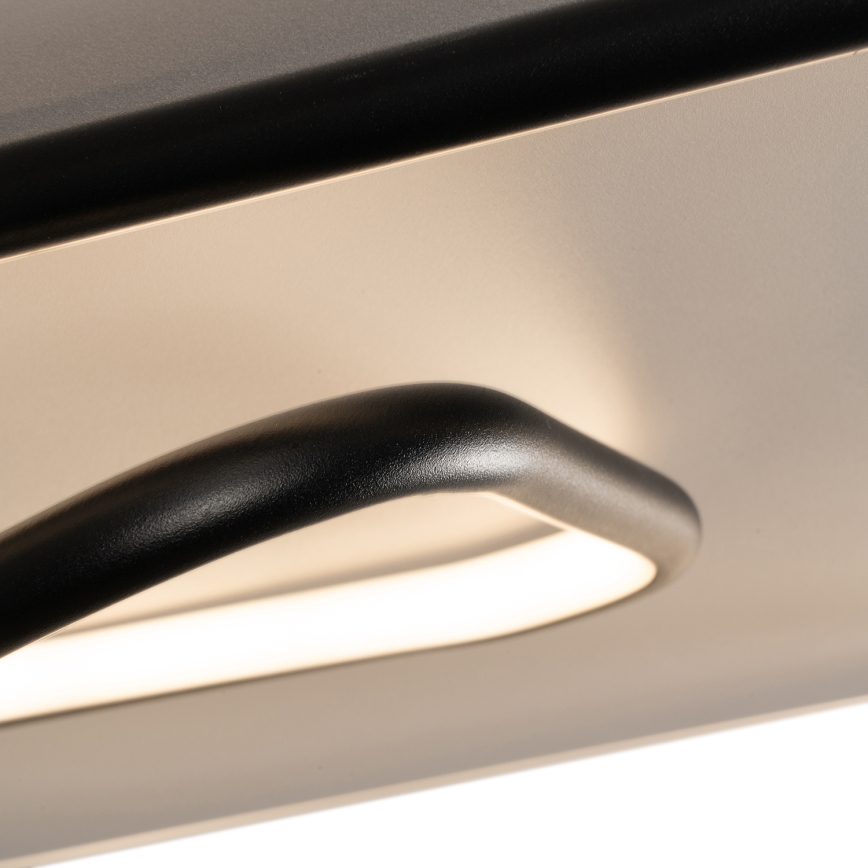 BRILAGI - Димируемо LED таванно осветително тяло FLARE LED/81W/230V 3000-6000K 50x50 см бяло/черно + дистанционно управление