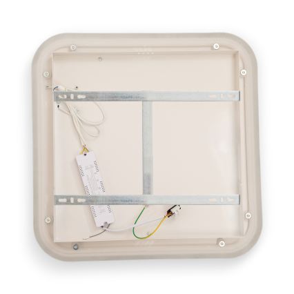 BRILAGI - Димируемо LED таванно осветително тяло FLARE LED/81W/230V 3000-6000K 50x50 см бяло/черно + дистанционно управление