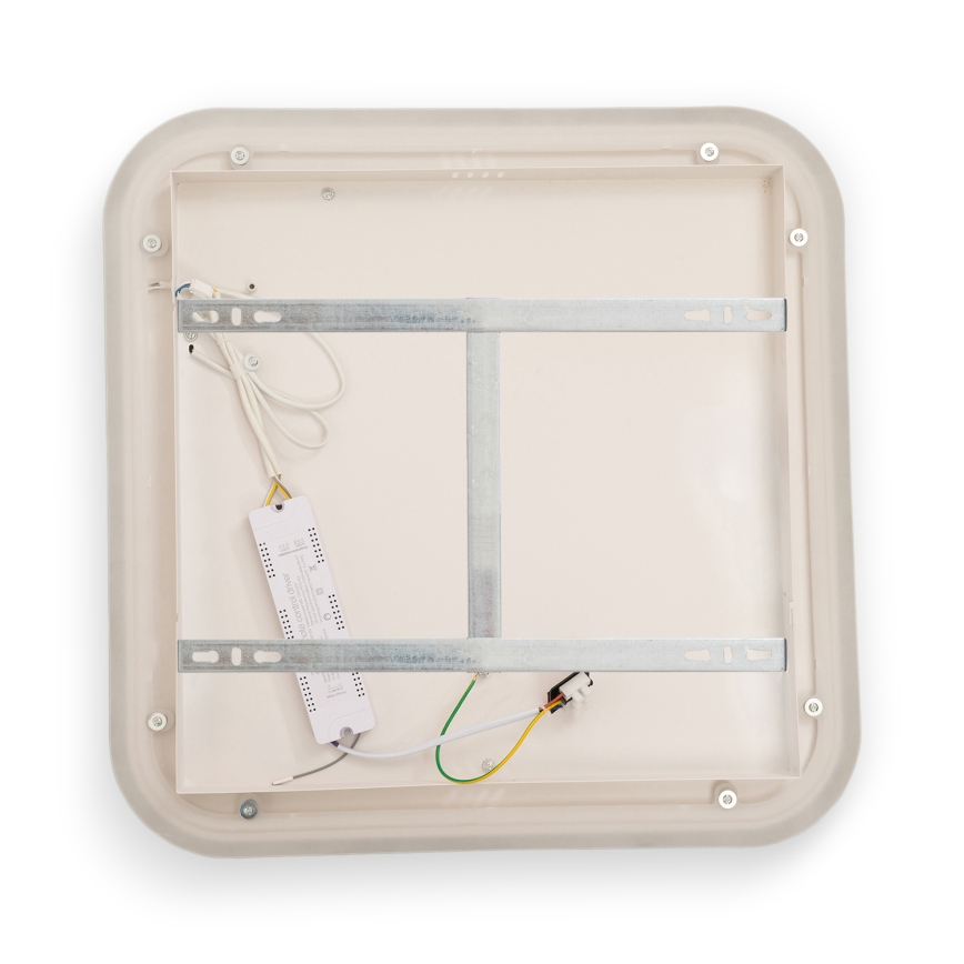 BRILAGI - Димируемо LED таванно осветително тяло FLARE LED/81W/230V 3000-6000K 50x50 см бяло/черно + дистанционно управление
