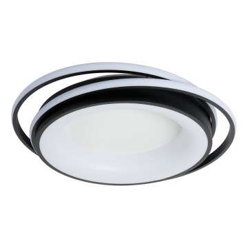 Brilagi - LED димируемо таванно осветително тяло FLARE LED/84W/230V 3000-6000K 47x51 cm черно + дистанционно управление