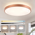 BRILAGI - LED димируемо таванно осветително тяло GLASS POOL DOUBLE LED/80W/230V Ø 60 см медно + дистанционно управление
