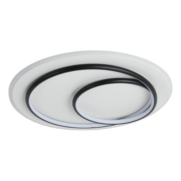 Brilagi - LED димируемо таванно осветително тяло IRIS LED/70W/230V 3000-6000K Ø 50 см бял/черен + дистанционно управление