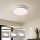 Brilagi - LED димируемо таванно осветително тяло KREON LED/54W/230V 3000-6000K черно, диаметър 38 см + дистанционно управление