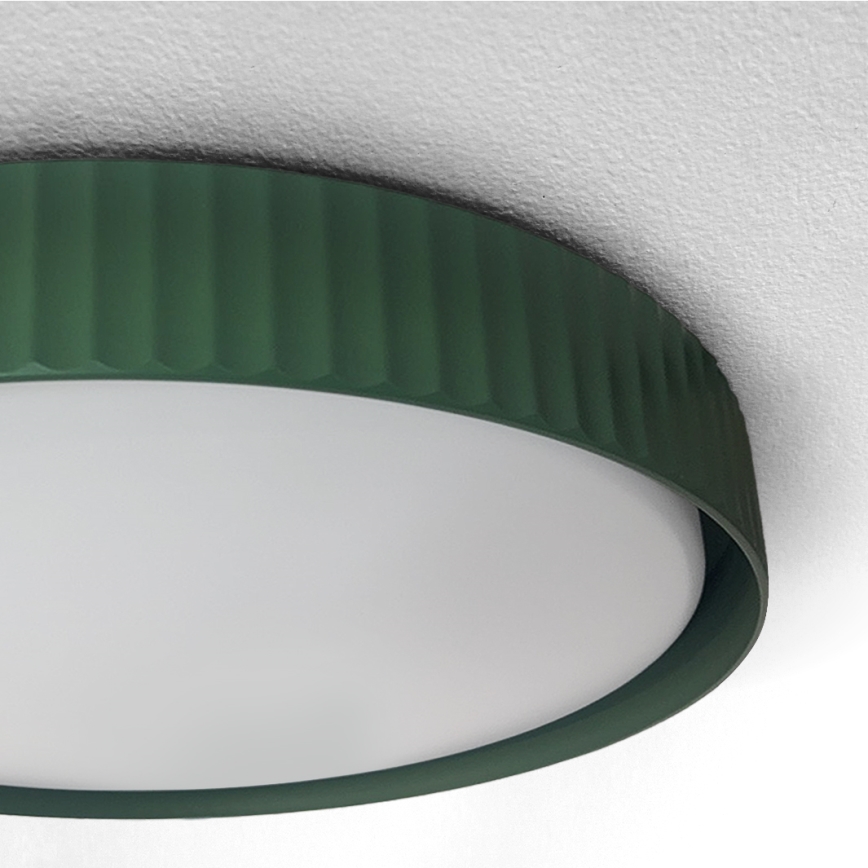 Brilagi - LED димируемо таванно осветително тяло LUCIA LED/48W/230V 3000-6500K Ø 41 см зелено + дистанционно управление