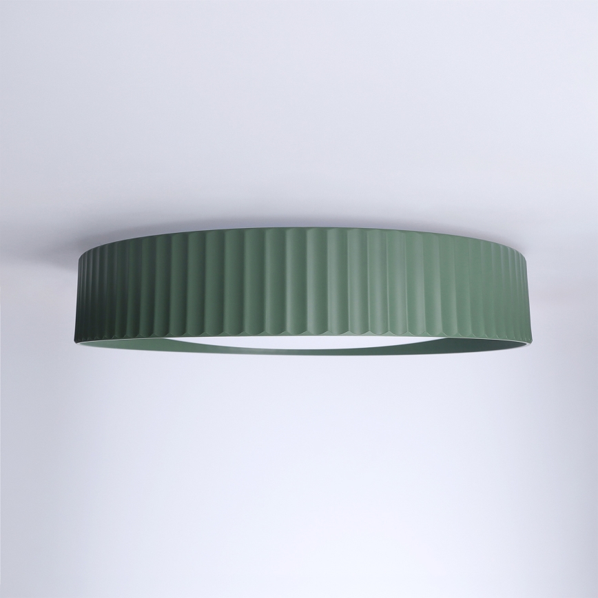 Brilagi - LED димируемо таванно осветително тяло LUCIA LED/48W/230V 3000-6500K Ø 41 см зелено + дистанционно управление