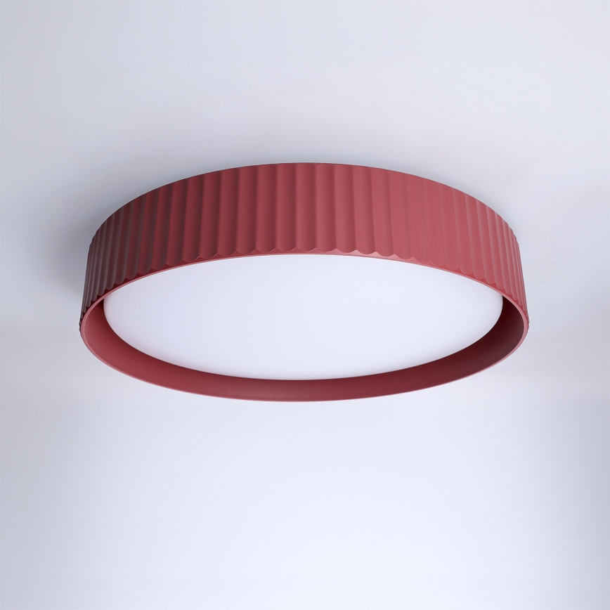 Brilagi - Димируемо осветително тяло LUCIA LED/48W/230V 3000–6500K Ø 41 см, червено + дистанционно управление