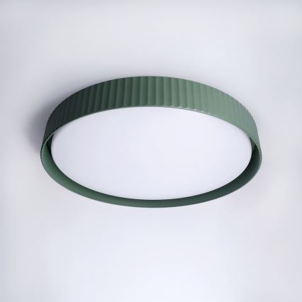 Brilagi - LED димируемо таванно осветително тяло LUCIA LED/60W/230V 3000-6500K Ø59 cm зелено + дистанционно управление