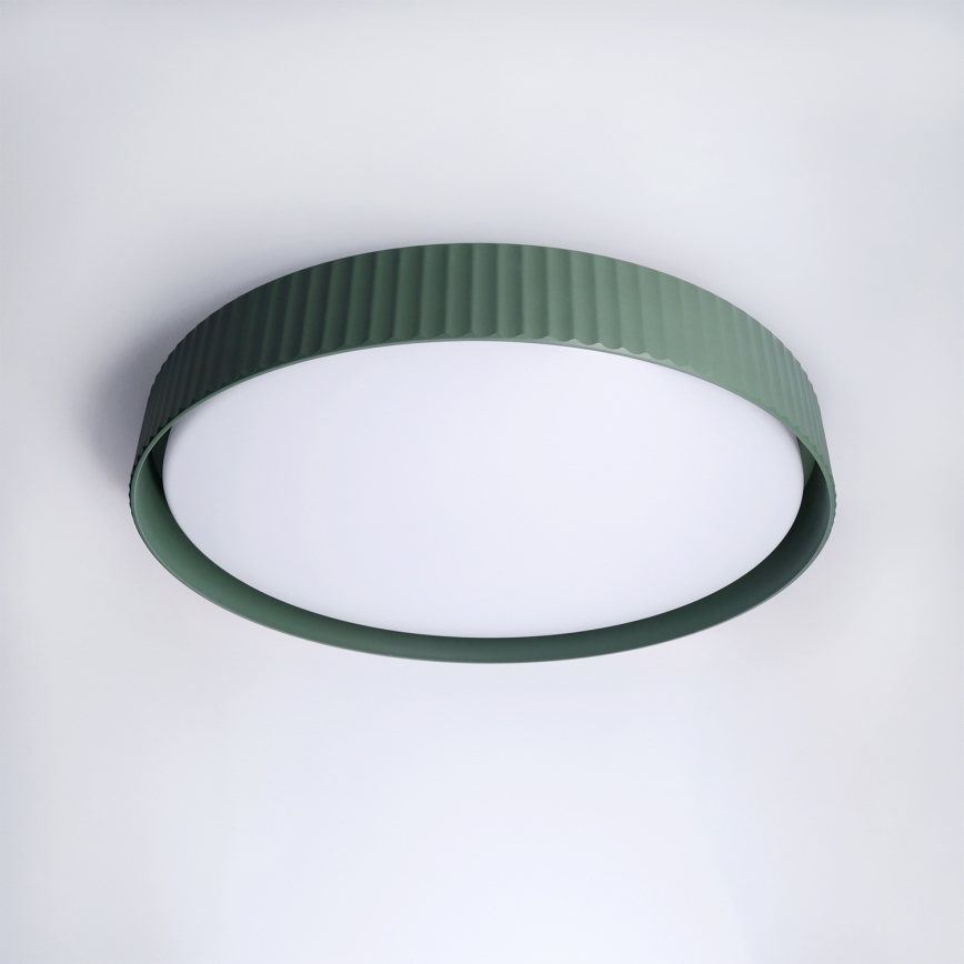 Brilagi - LED димируемо таванно осветително тяло LUCIA LED/60W/230V 3000-6500K Ø59 cm зелено + дистанционно управление