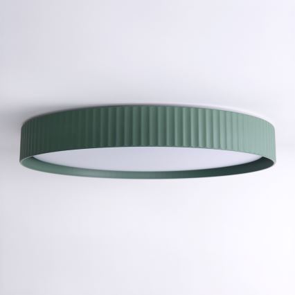 Brilagi - LED димируемо таванно осветително тяло LUCIA LED/60W/230V 3000-6500K Ø59 cm зелено + дистанционно управление