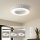 Brilagi - LED димируемо таванно осветително тяло LUMIX LED/48W/230V 3000-6000K бяло Ø 50 см + дистанционно управление