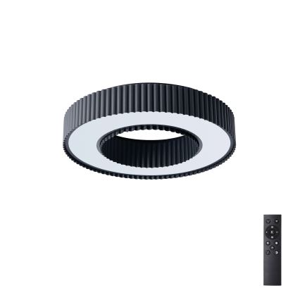 Brilagi - Димируемо таванно LED осветително тяло LUMIX LED/48W/230V 3000-6000K черно диаметър 50 см + дистанционно управление