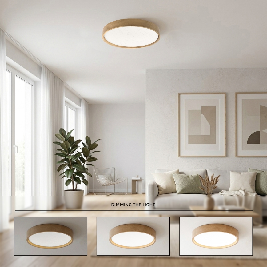 Brilagi - димируема LED таванна лампа MANAROLA SMART STARS LED/36W/230V 3000-6000K Wi-Fi Tuya Beacon, диаметър 51 см + дистанционно управление