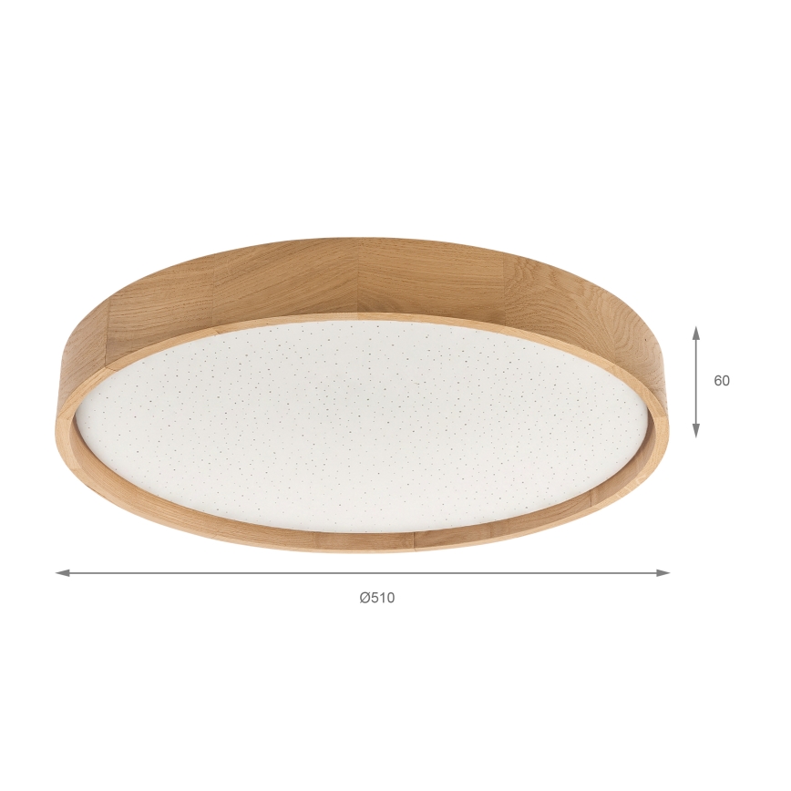 Brilagi - димируема LED таванна лампа MANAROLA SMART STARS LED/36W/230V 3000-6000K Wi-Fi Tuya Beacon, диаметър 51 см + дистанционно управление