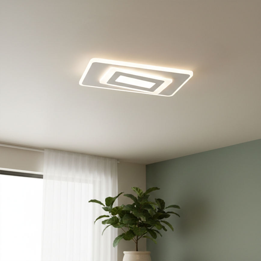 BRILAGI - LED Димируемо таванно осветително тяло MODERN LED/51W/230V 3000-6000K 20x40 cm + дистанционно управление