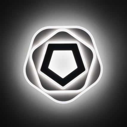 Brilagi - Модерно таванно LED осветително тяло с възможност за димиране, 64W/230V, 3000-6000K, Ø 40 см + дистанционно управление