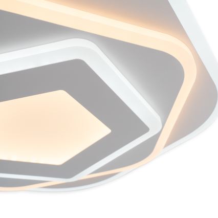 Brilagi - Модерно таванно LED осветително тяло с възможност за димиране, 64W/230V, 3000-6000K, Ø 40 см + дистанционно управление