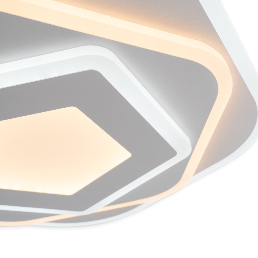 Brilagi - Модерно таванно LED осветително тяло с възможност за димиране, 64W/230V, 3000-6000K, Ø 40 см + дистанционно управление