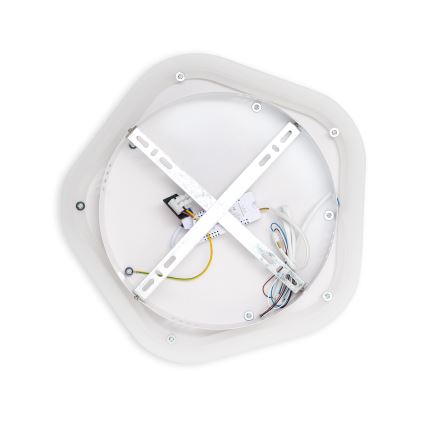 Brilagi - Модерно таванно LED осветително тяло с възможност за димиране, 64W/230V, 3000-6000K, Ø 40 см + дистанционно управление