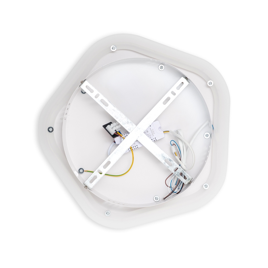 Brilagi - Модерно таванно LED осветително тяло с възможност за димиране, 64W/230V, 3000-6000K, Ø 40 см + дистанционно управление