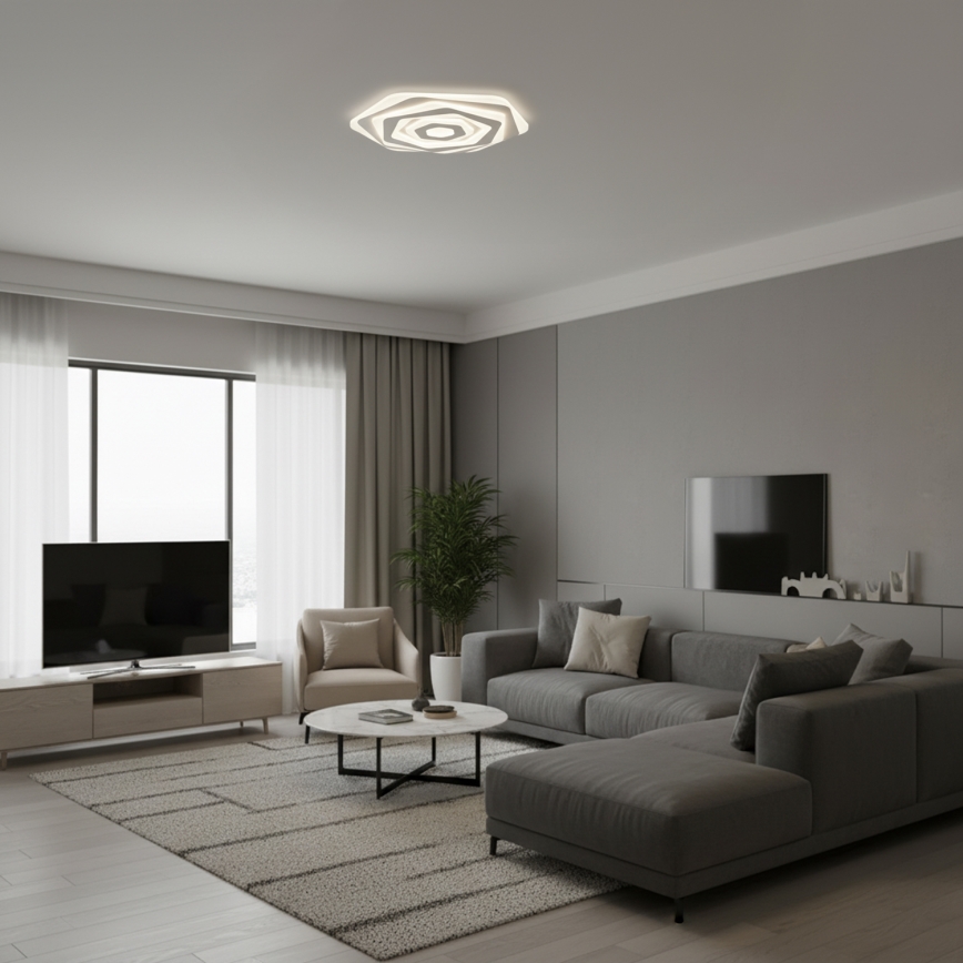 Brilagi - Димируем LED таванен плафон MODERN LED/85W/230V 3000-6000K Ø 53 см + дистанционно управление