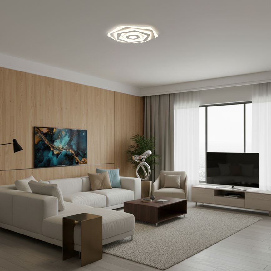 Brilagi - Димируем LED таванен плафон MODERN LED/85W/230V 3000-6000K Ø 53 см + дистанционно управление