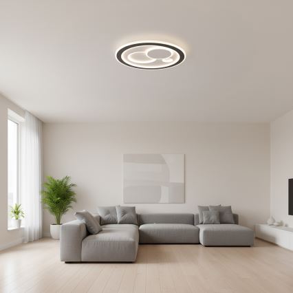 Brilagi - Димируемо LED таванно осветително тяло MODERN LED/89W/230V 3000-6000K Ø 47 см + дистанционно управление