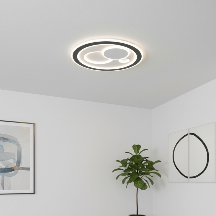 Brilagi - Димируемо LED таванно осветително тяло MODERN LED/89W/230V 3000-6000K Ø 47 см + дистанционно управление