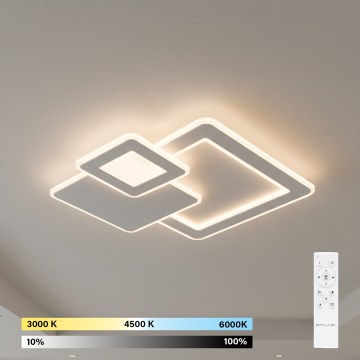 Brilagi - LED димируемо таванно осветително тяло MODERN LED/93W/230V 3000-6000K 48,5x48,5 cm + дистанционно управление