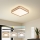 Brilagi - LED димируемо таванно осветително тяло MOLINA SQUARE LED/48W/230V 3000-6000K дъб 40x40 cm + дистанционно управление