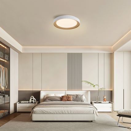 Brilagi - димируемо LED таванно осветително тяло NEXO LED/48W/230V 3000-6000K бяло Ø 43 см + дистанционно управление
