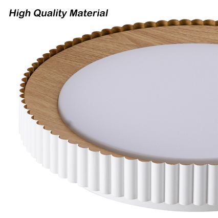 Brilagi - димируемо LED таванно осветително тяло NEXO LED/48W/230V 3000-6000K бяло Ø 43 см + дистанционно управление