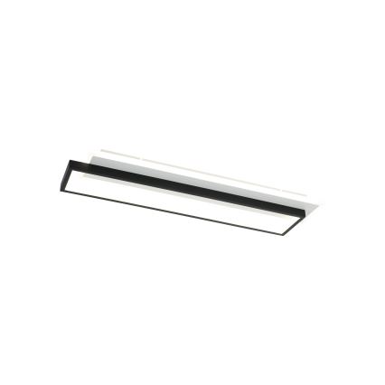 Brilagi - LED димируемо таванно осветително тяло OUTLINE LED/66W/230V 3000-6000K 15x60 см бяло/черно + дистанционно управление